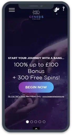 genesis casino banner